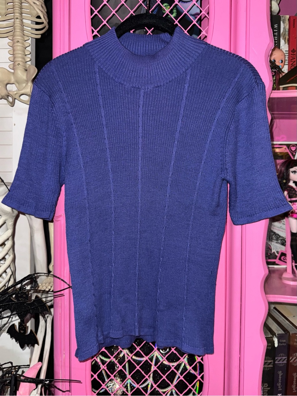 VTG Melrose Silk Studio sweater top size small